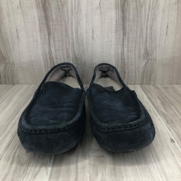 Ugg Slippers Mens 10 Alder Blue Suede Slip On Shoes main image 5